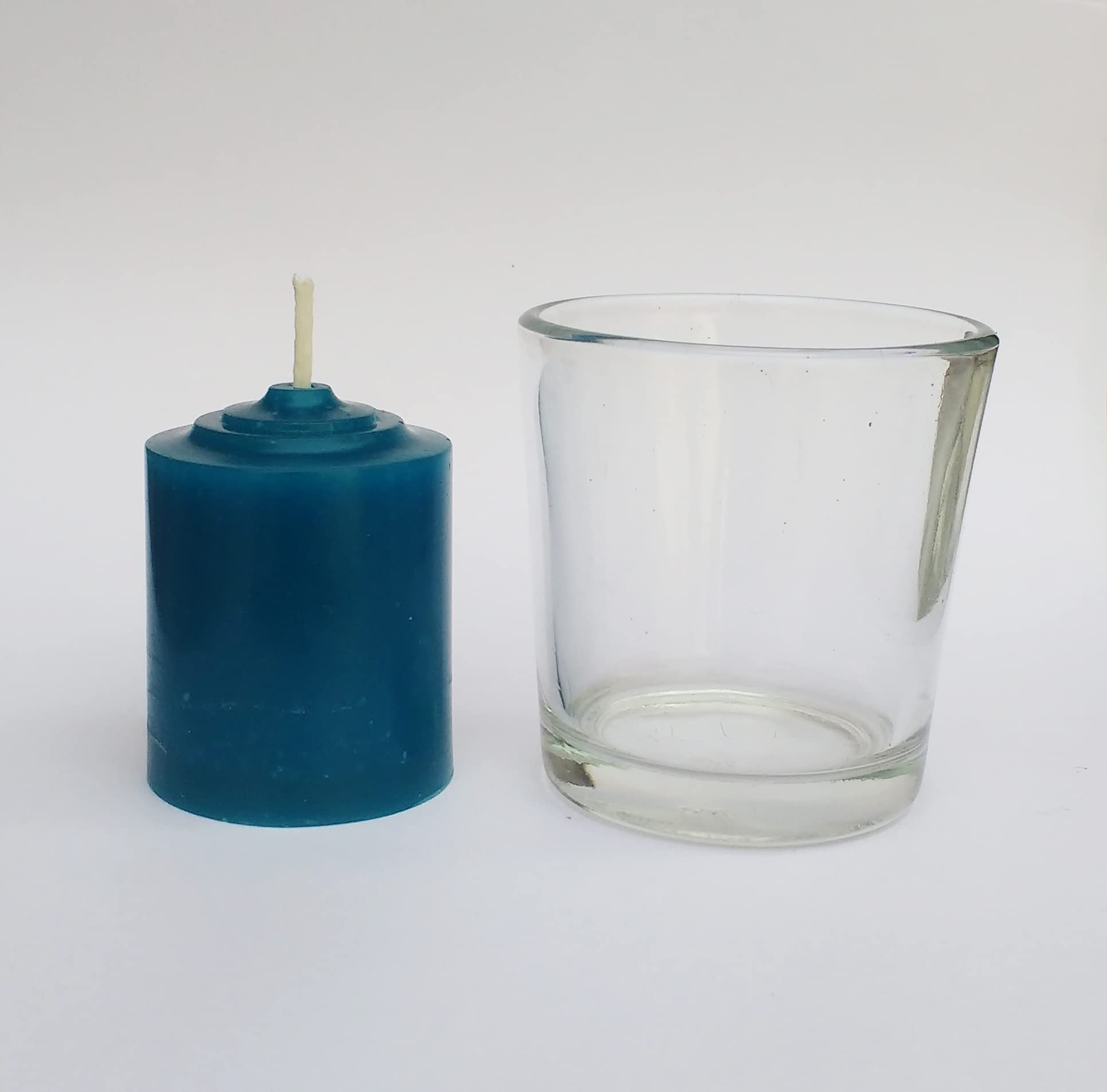 Pure Indian Candle Handpourd Forest Scented Aqua Wax Votive Candle PIC2019VC001 (Pack of 4 Pcs.) Burn Time 10 Hrs.